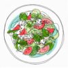 Feta- Wassermelonen Salat