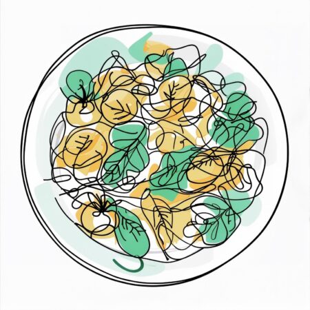 Feldsalat mit Kürbisdressing und gerösteten Kernen.