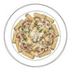 Tortiglioni mit Pilzrahmsoße, Schnittlauch und Parmesan
