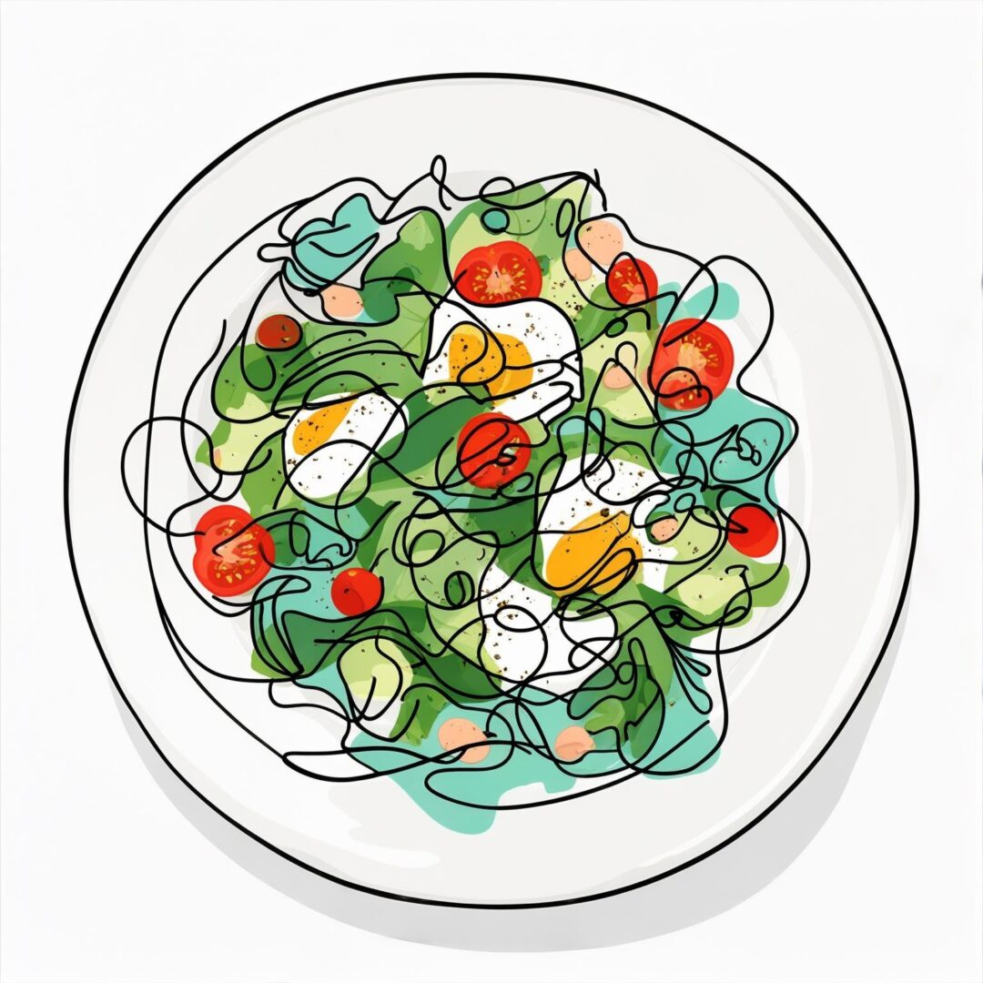 Der Bunte FUEL Salat mit French Dressing